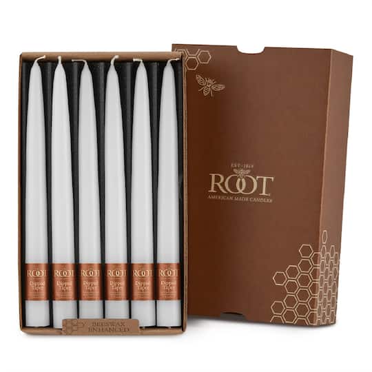 Root Candles 9" Dipped Taper Dinner Candles